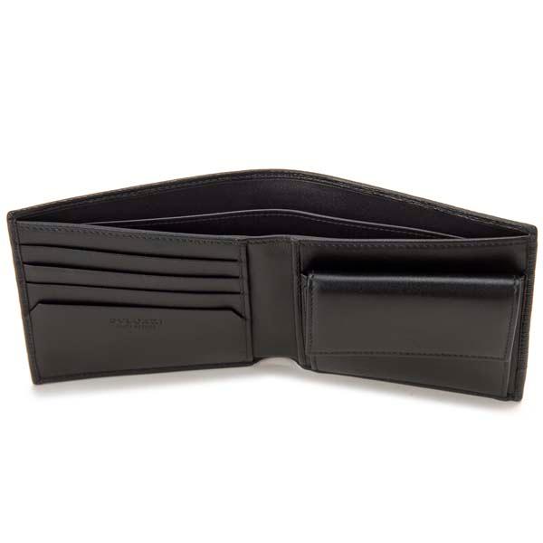 BVLGARI（ブルガリ） 二つ折り財布 メンズ ブラック 280899 レザー : s