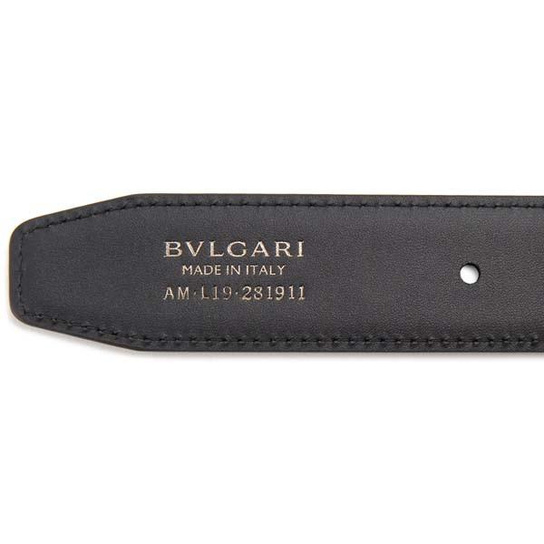 BVLGARI ブルガリ ベルト レザー ブラック メンズ ビジネス イタリア製 BVLGARI（ブルガリ） メンズ ベルト ブラック 281911 牛革 本革