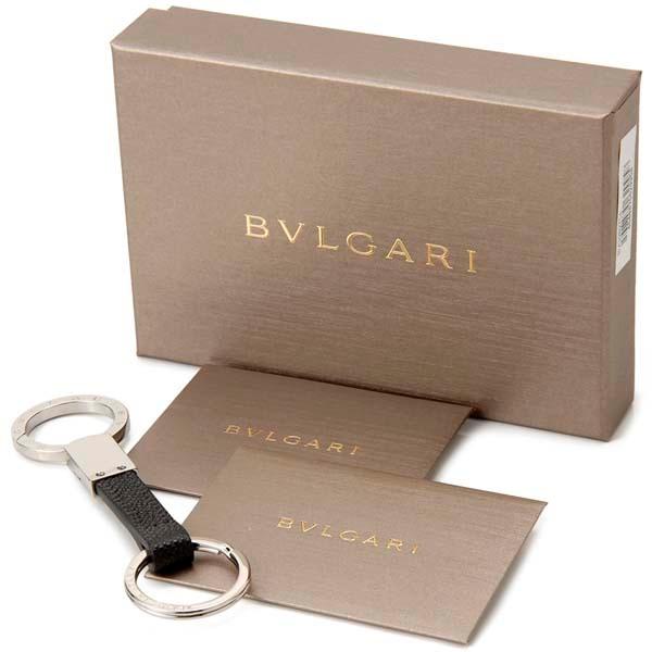 BVLGARI ブルガリ キーリング メンズ ブラック 282704 ブルガリ BVLGARI ブルガリ キーリング メンズ ブラック 282704 ブルガリ