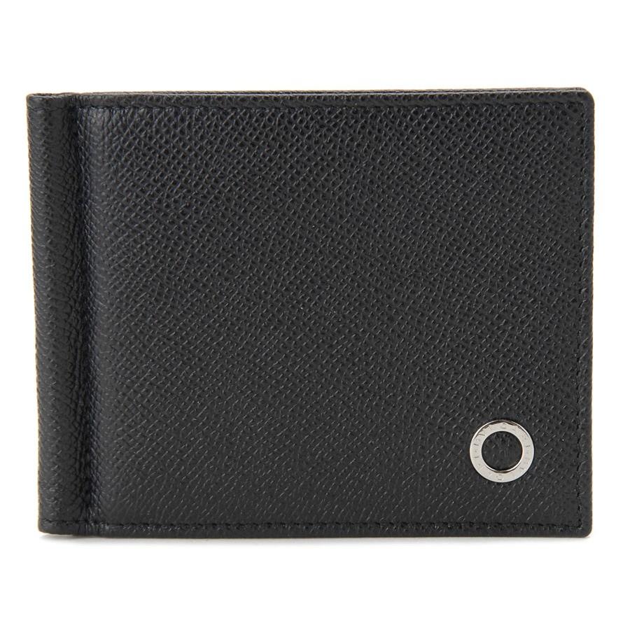 BVLGARI レザー マネークリップ コンパクト ウォレット 285275 BVLGARI ブルガリ 財布 カードケース 285275 ブルガリブルガリ
