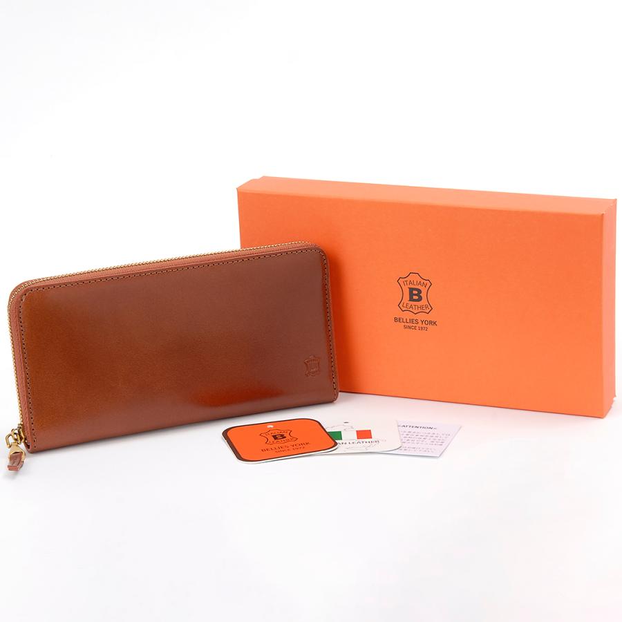 公式 BELLIES YORK ベリーズヨーク 長財布 イタリアンレザー