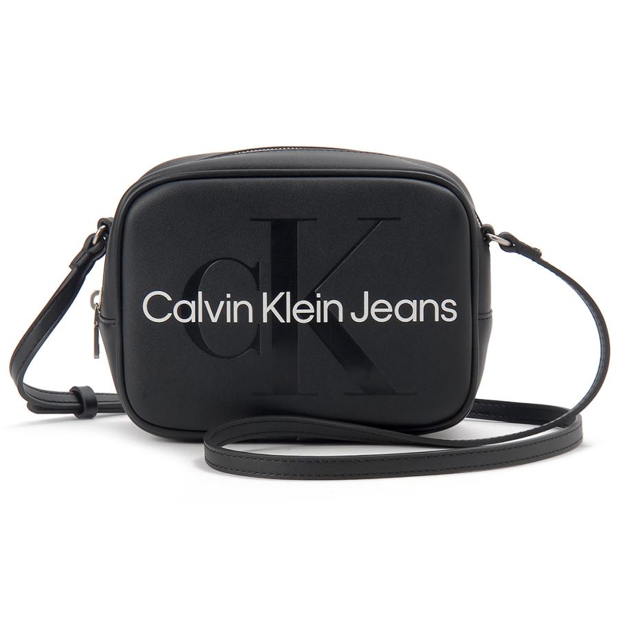   JEANS カルバンクラインジーンズ ショルダーバッグ レディース ブラック K60K610275 BDS CAMERA BAG Calvin Klein Jeans（カルバンクラインジーンズ） ショルダーバッグ