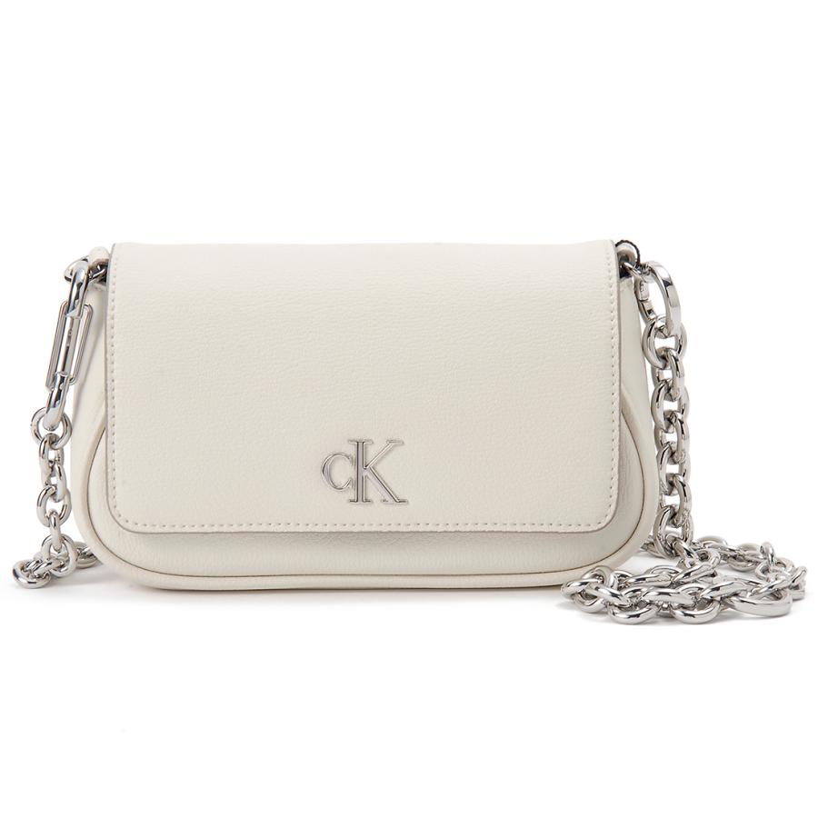 Calvin Klein Jeans ホワイトショルダーバッグ 【公式通販】