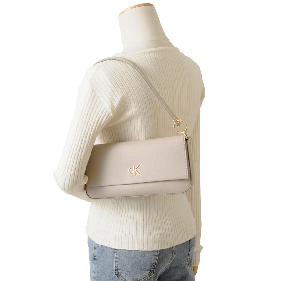   Jeans カルバンクラインジーンズ ハンドバッグ ショルダーバッグ レディース ブラウン LV04K3161G RMU SHOULDER POUCH Calvin Klein Jeans（カルバンクラインジーンズ） ハンドバッグ