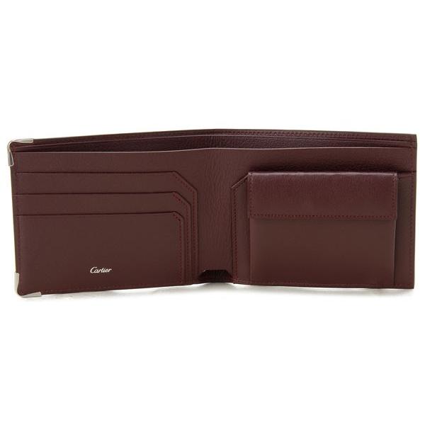 Cartier / 2つ折り財布/--/BLK/メンズ/L3001369 Cartier（カルティエ） 二つ折り財布 L3001369 マスト ブラック 新品