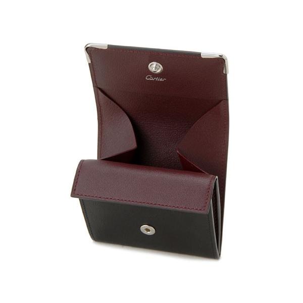 新品未使用 Cartier マスト ドゥ レザー ケース 小銭入れ 黒 Cartier カルティエ コインケース 小銭入れ L3001372 MUST DE