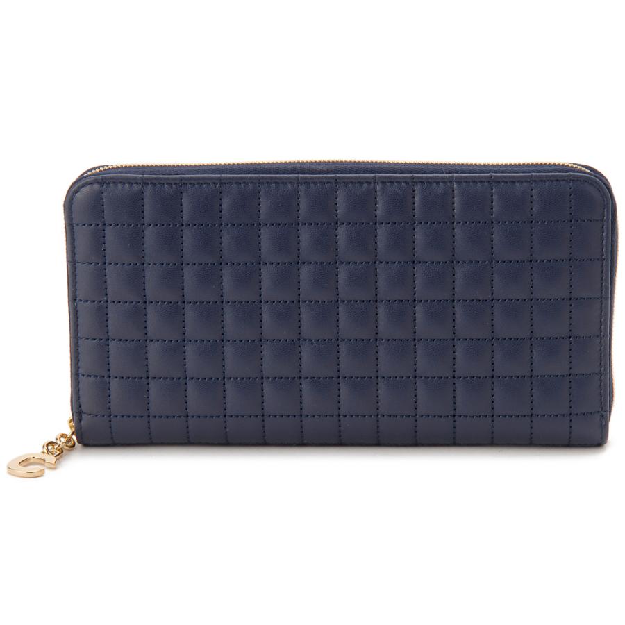 CELINE セリーヌ 長財布 ネイビー 10B55 3BFL 07BF ラージ CELINE セリーヌ 長財布 ネイビー 10B55 3BFL 07BF ラージ