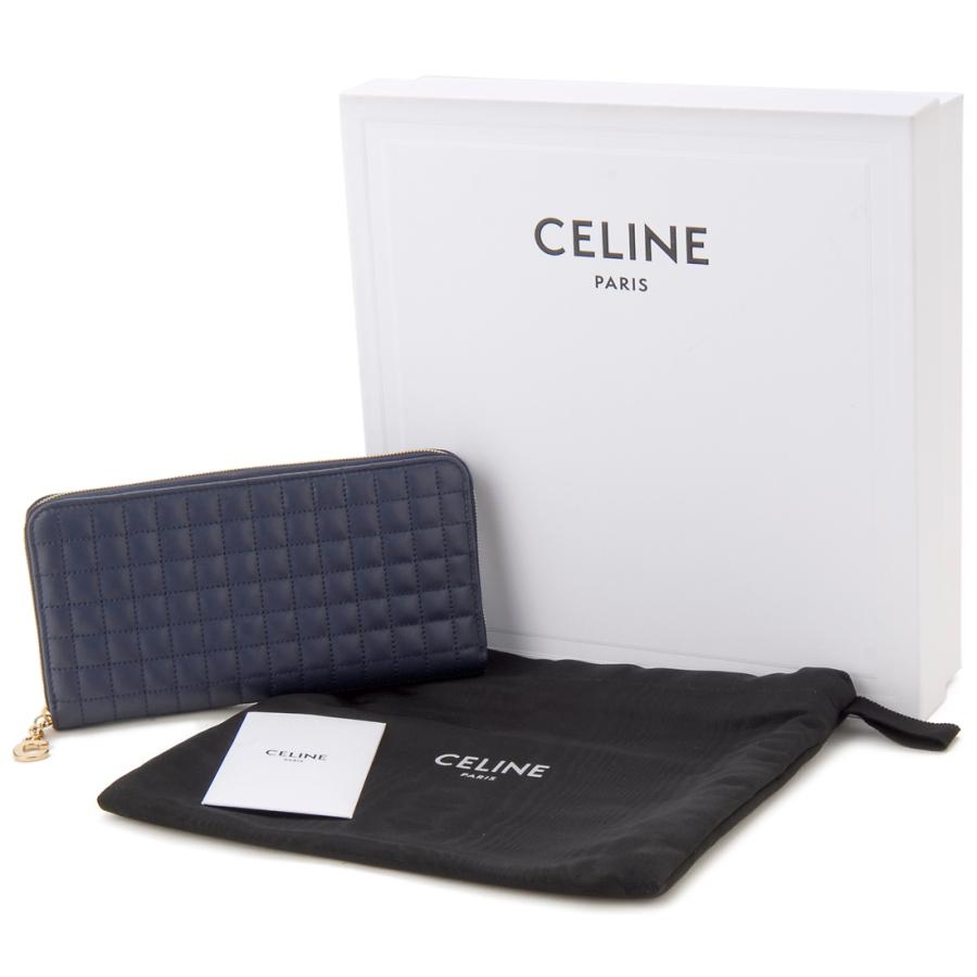 CELINE セリーヌ 長財布 ネイビー 10B55 3BFL 07BF ラージ CELINE セリーヌ 長財布 ネイビー 10B55 3BFL 07BF ラージ