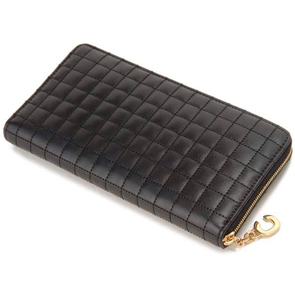 CELINE（セリーヌ） ラウンドファスナー 長財布 レディース ブラック 