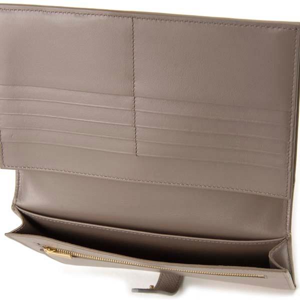 セリーヌ　長財布　グレージュ CELINE セリーヌ 長財布 レディース ペブル グレージュ 10B63