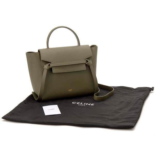 CELINE セリーヌ ハンドバッグ レディース ダークオリーブ 18915 3ZVA  