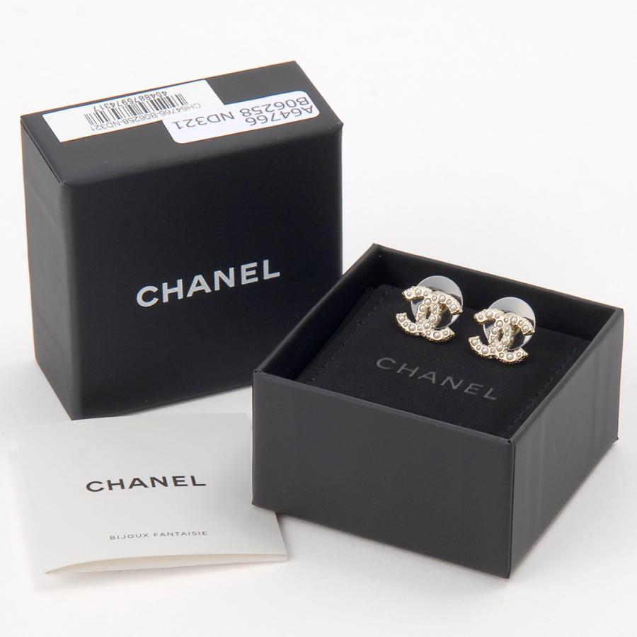 CHANEL シャネル ピアス レディース ゴールド A64766 B06258 ND321の画像