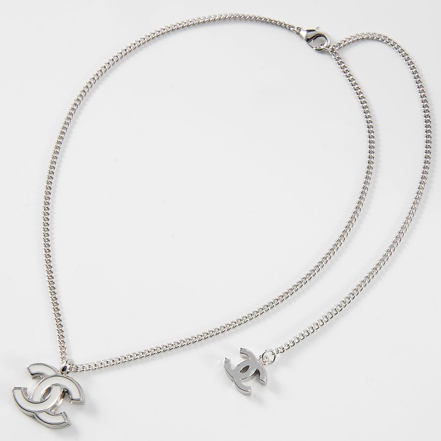 CHANEL シャネル ネックレス レディース シルバー BF568 B20465 CHANEL シャネル ネックレス レディース シルバー BF568 B20465