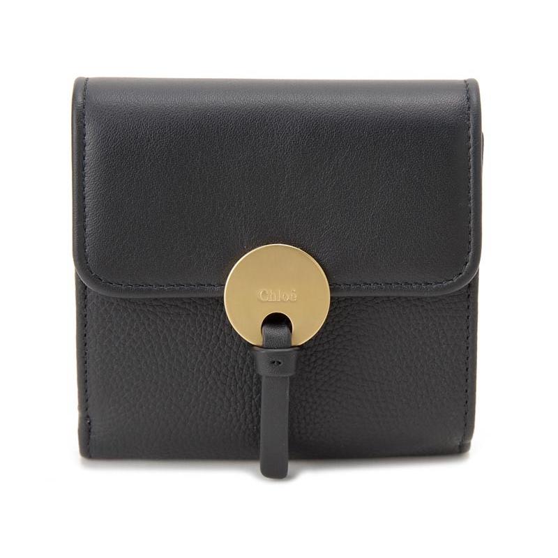 クロエ Chloe 三つ折り財布 CHL16UP811 H8J 001 INDY インディ 