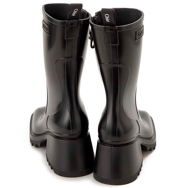 Chloé ブラック betty レインブーツ Chloé Betty Rain Boot in Black | Chloé US