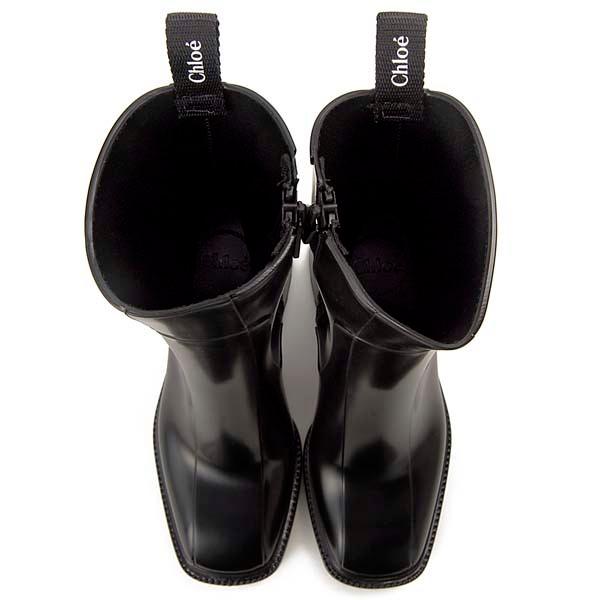 Chloe（クロエ） レインブーツ レディース ブラック 19W239G8 001