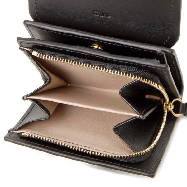 Chloe（クロエ） 三つ折り財布 レディース ブラック 20SP315 B71 001