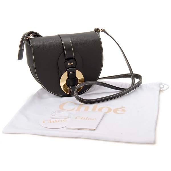 Chloe クロエ ショルダーバッグ レディース ブラック 21SS344