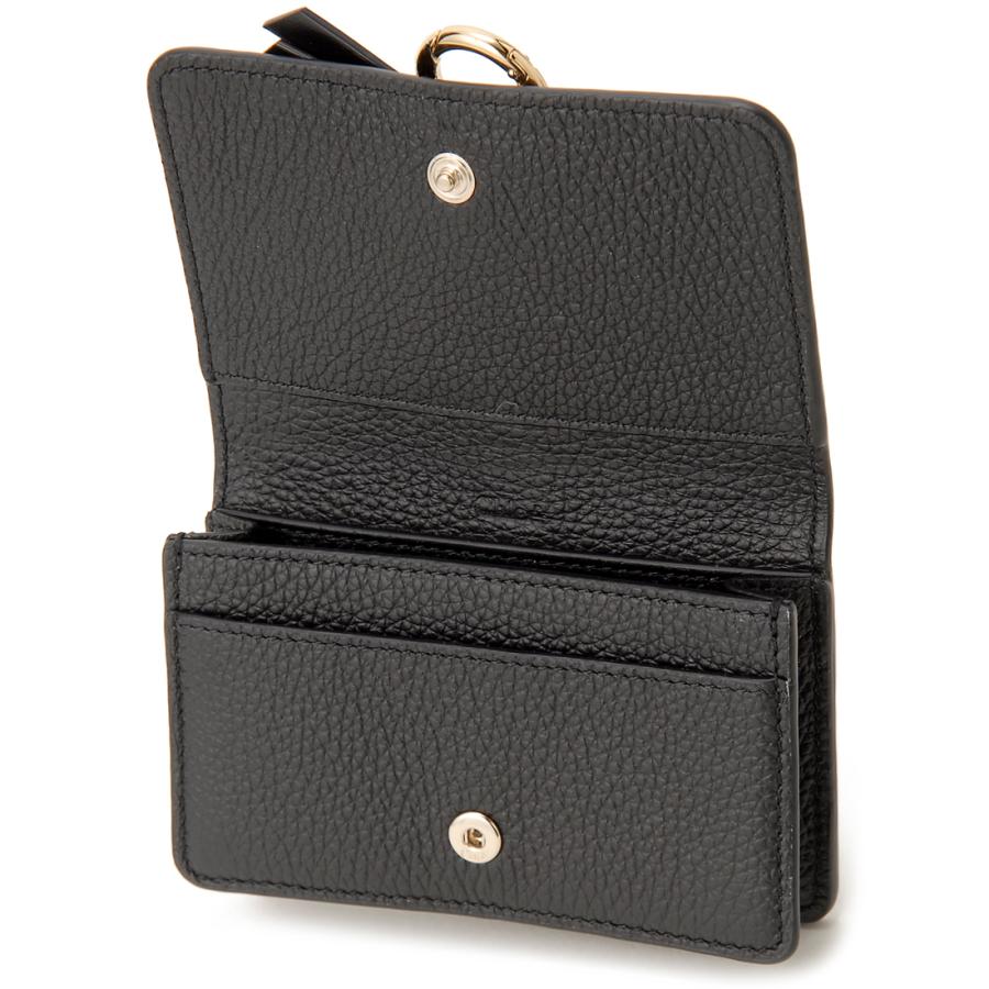 ボーナスストアPlus10％対象店 クロエ Chloe 名刺入れ カードケース ブラック CHC21WP015 F57 001 ALPHABET アルファベットの画像