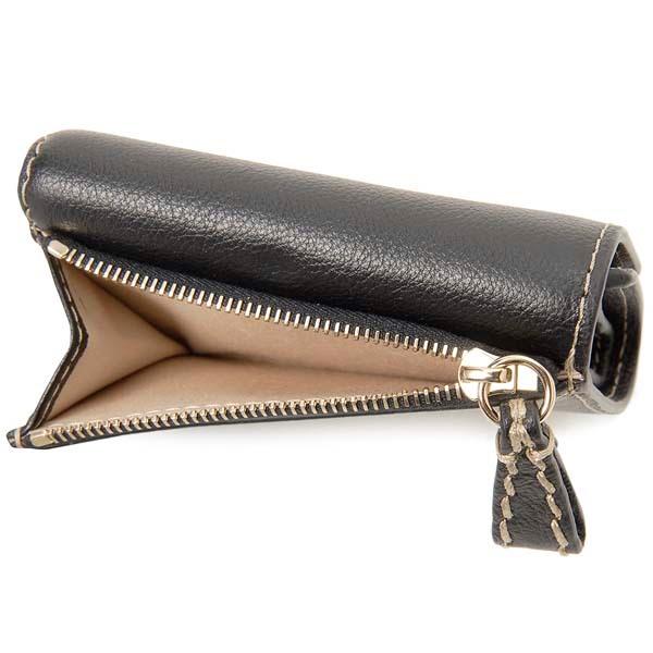 Chloe クロエ 三つ折り財布 レディースブラック 21WP161 F43 001 Chloe クロエ 三つ折り財布 レディース ブラック 21WP161 F43