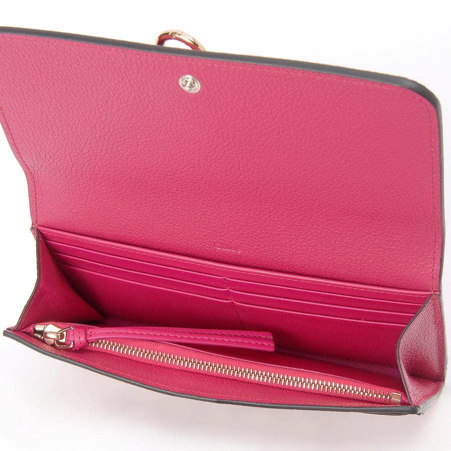 Chloe（クロエ） 長財布 レディース ピンク 21WP942 F57 6R2 ALPHABET 
