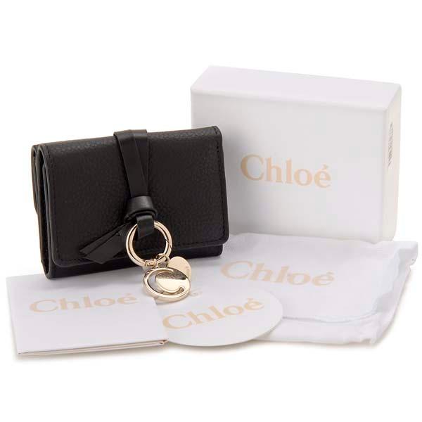 Chloe クロエ 三つ折り財布 レディース ブラック 21WP946 F57 001 