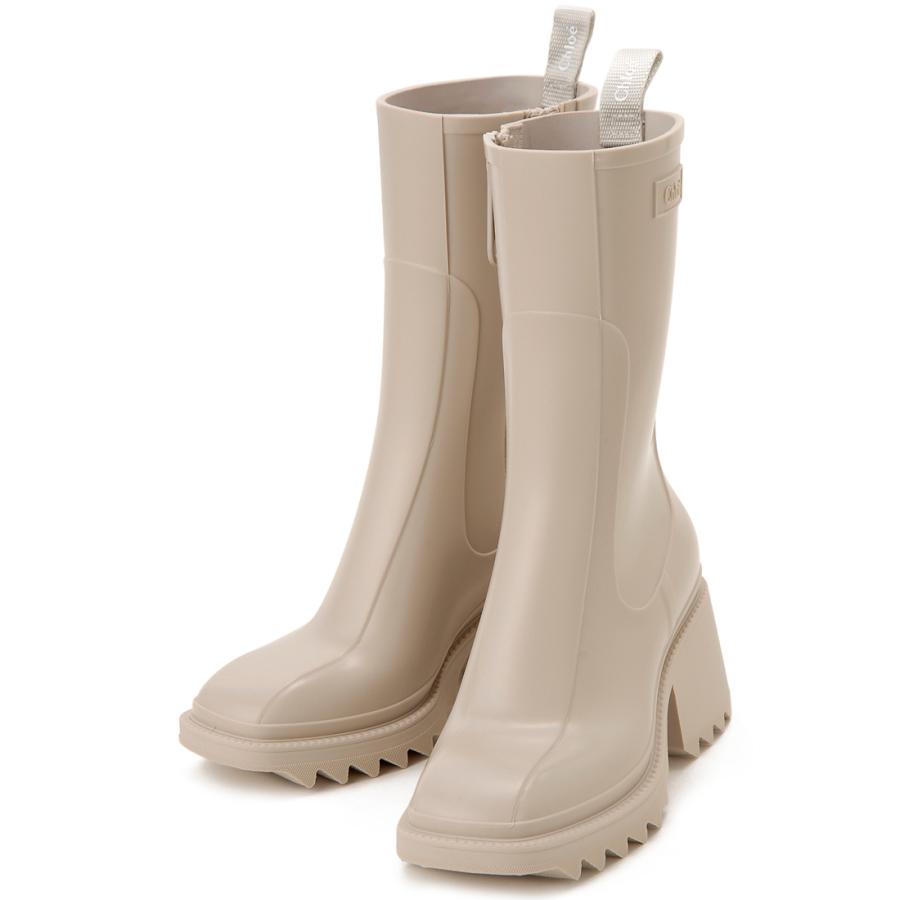 Chloe/レインブーツ/クロエブーツ/ベージュブーツ/長靴/厚底ブーツ Chloe - CHLOE BETTY クロエ ベティ ブーツ レインブーツ 37