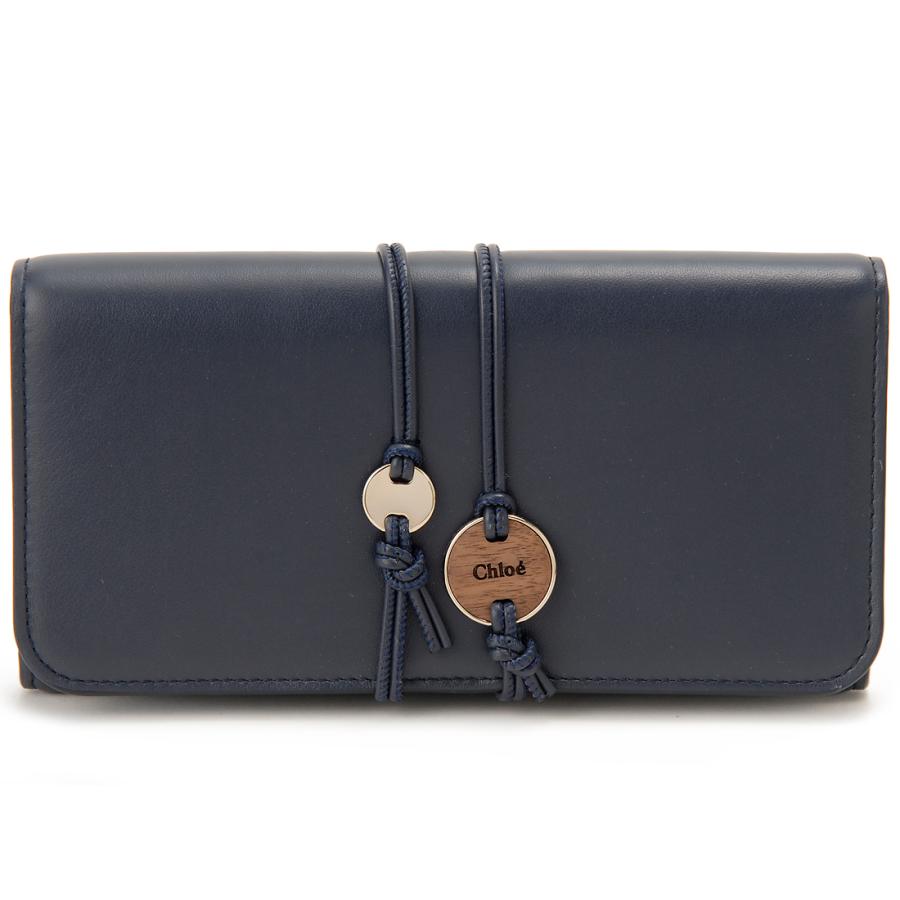 Chloe クロエ 長財布 レディース ネイビー 22AP331 I10 48A MALOU 