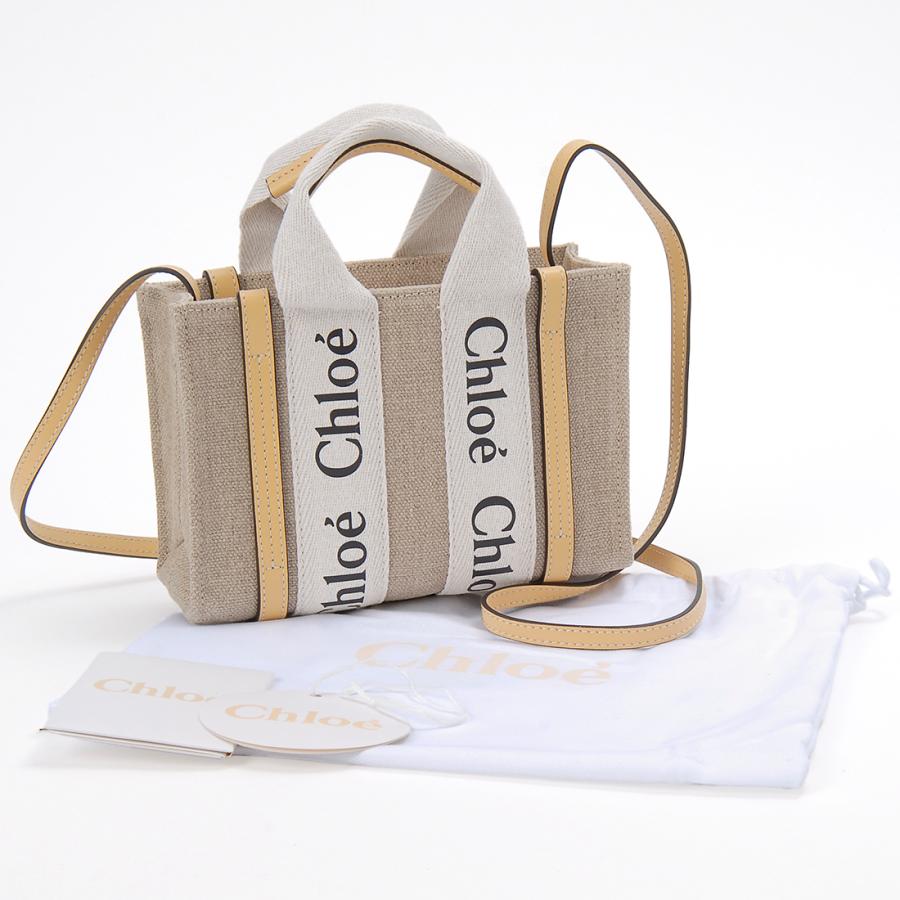 ボーナスストアPlus10％対象店 クロエ Chloe トートバッグ レディース 22AS383 I26 WOODY ウッディの画像