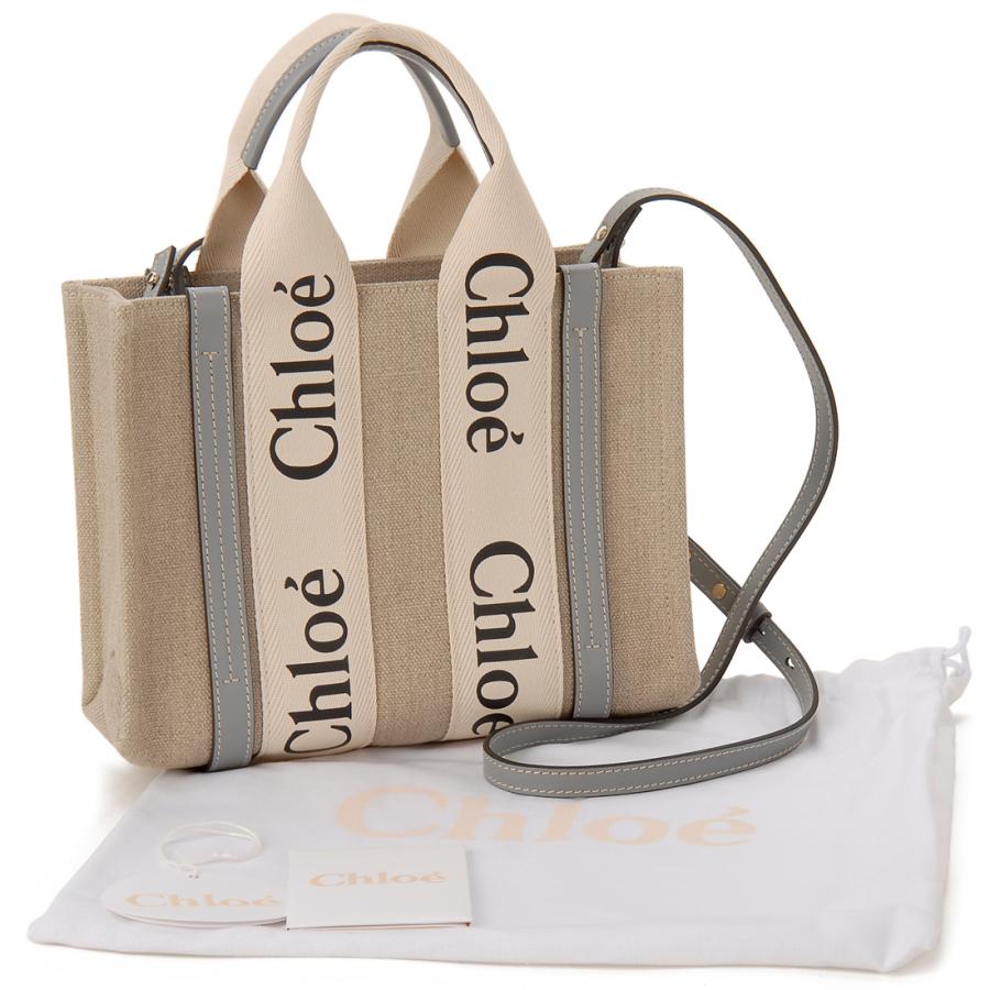 Chloe クロエ トートバッグ レディース グレー 22AS397 I26 012  