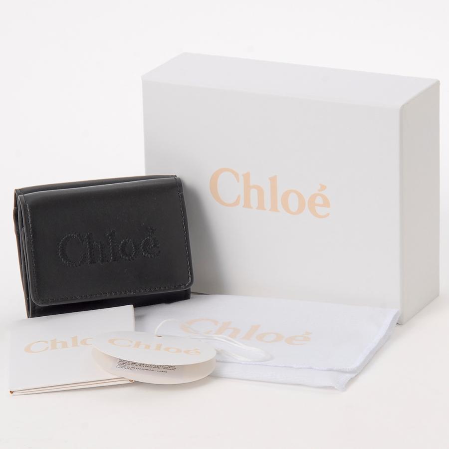 Chloe クロエ 三つ折り財布 CHC23AP875 I10 001 Sense センス Chloe クロエ 三つ折り財布 レディース CHC23AP875 I10 001