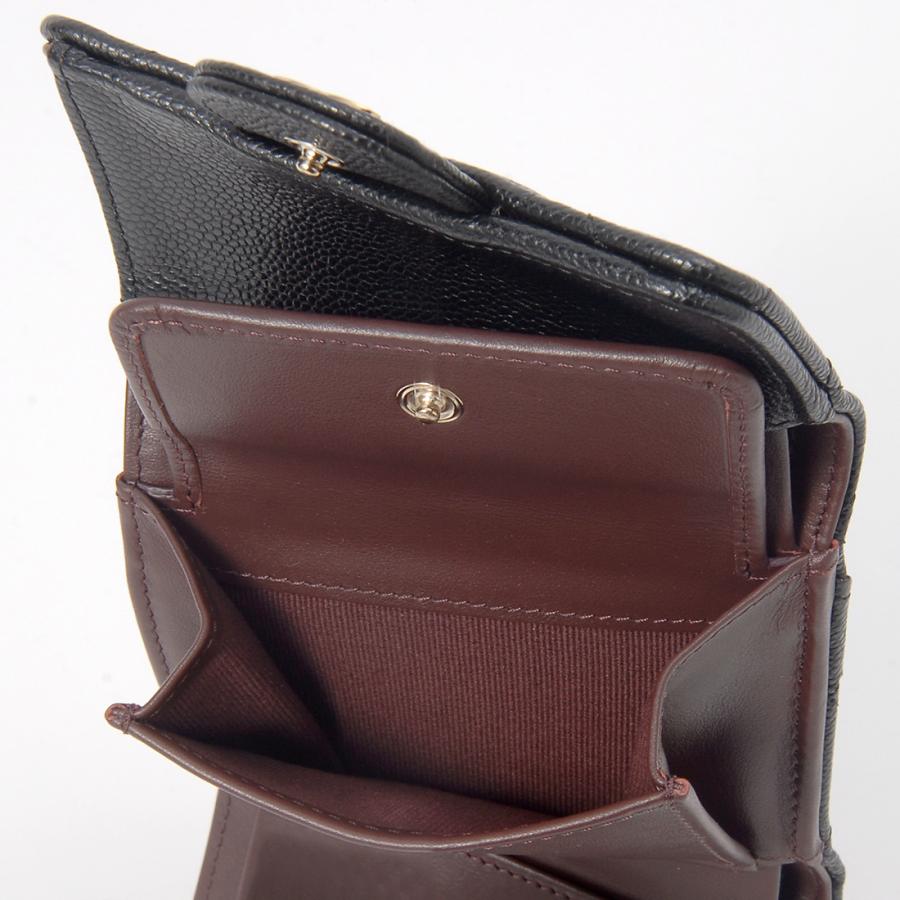 CHANEL（シャネル） 三つ折り財布 レディース ブラック AP0229 B10583