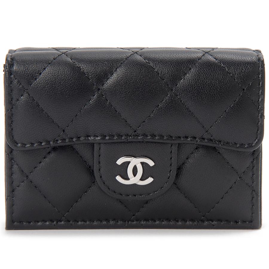 マトラッセ CHANEL シャネル 三つ折り財布 レディース AP0230 Y01480