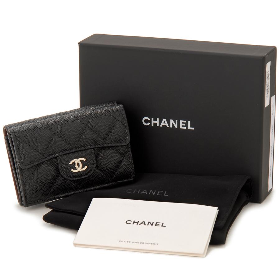 CHANEL（シャネル） 三つ折り財布 ブラック AP0230 Y33352 C3906