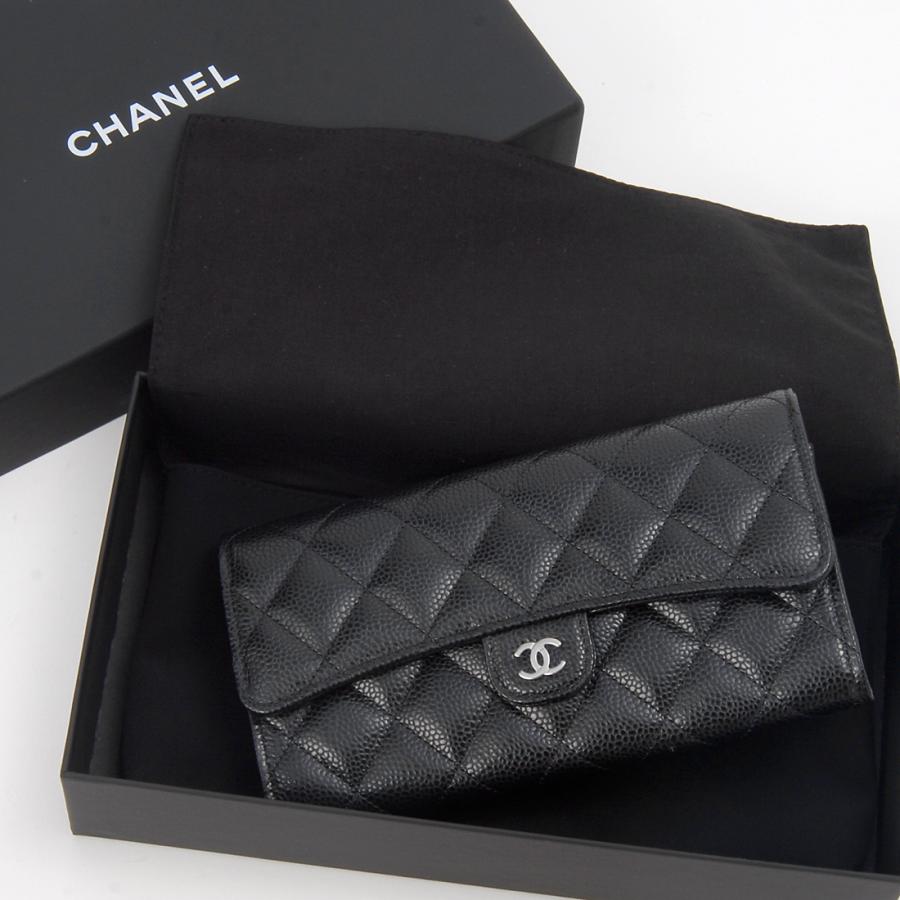 CHANEL（シャネル） 長財布 レディース ブラック AP0241 Y01588 C3906