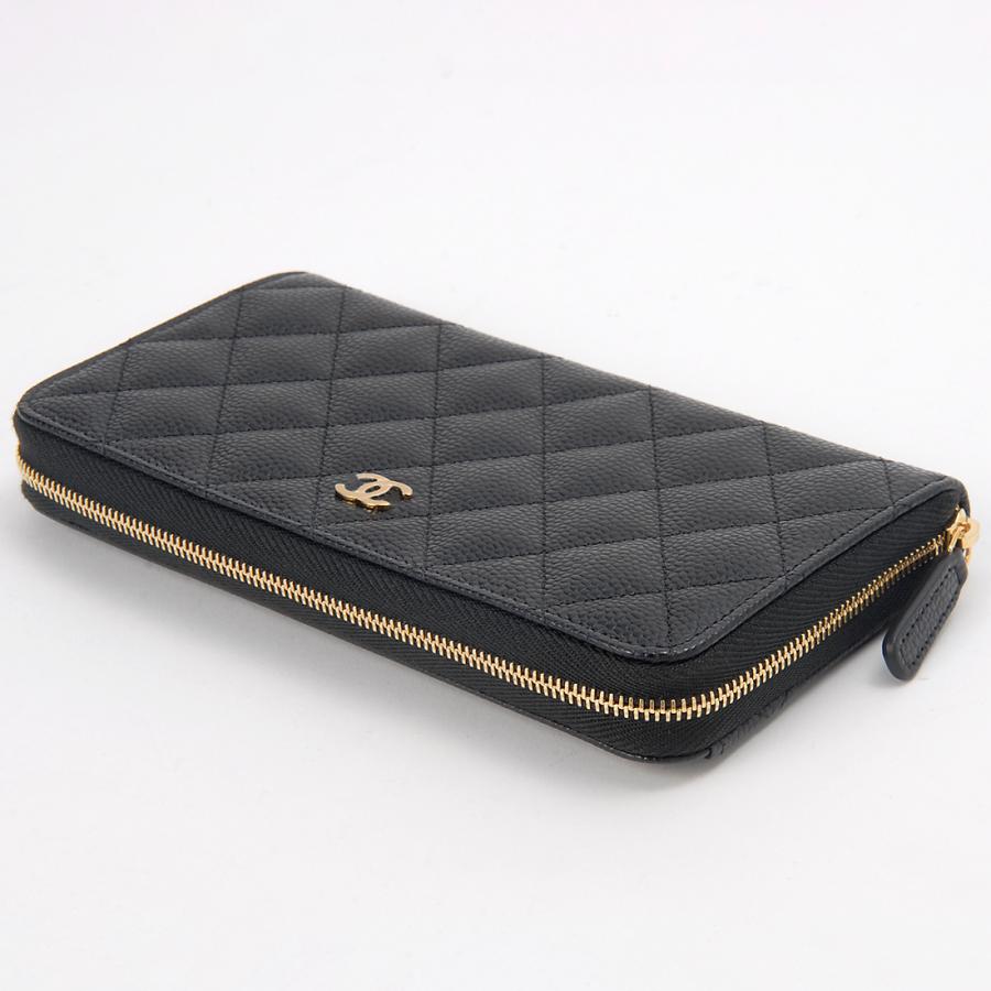 CHANEL シャネル 長財布 レディース ブラック AP0242 Y01864