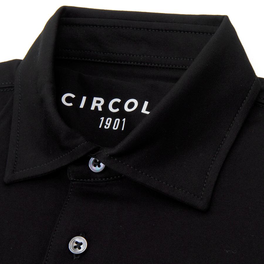 チルコロ CIRCOLO 1901 ポロシャツ CN3880 02 ブラック 2023SS メンズ ゴルフ プレゼント ギフト 【ラスト1点 Mサイズ】クリスマス ギフト プレゼント CIRCOLO 1901（チルコロ 1901） ブランドセール ポロシャツ メンズ