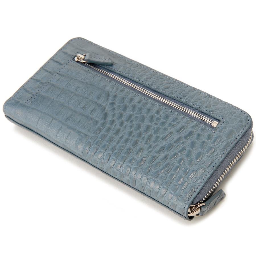 ワニ革 長財布 カイマンワニ×牛革型押し 本革 財布 ロダニア ワニ革 長財布 カイマンワニ×牛革型押し 本革 財布 ロダニア