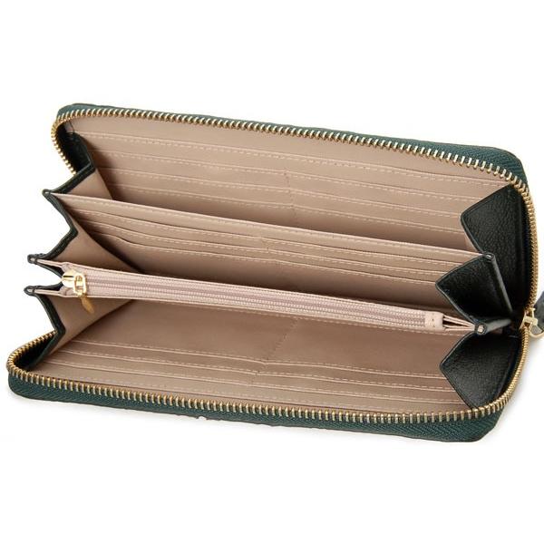 【未使用美品】ロダニア 長財布 カイマン ワニ革 グリーン ラウンドファスナー ロダニア RODANIA カイマン ワニ革 ラウンドファスナー長財布 CJN0477