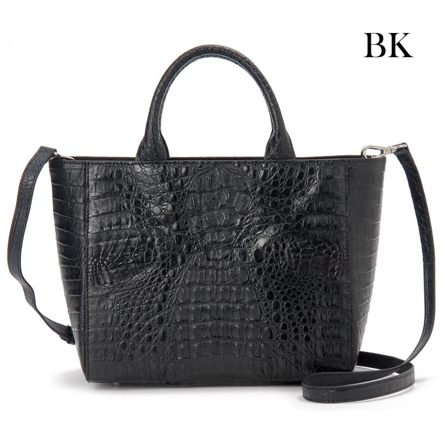 RODANIA（ロダニア） カイマン ワニ革 ハンドバッグ レディース