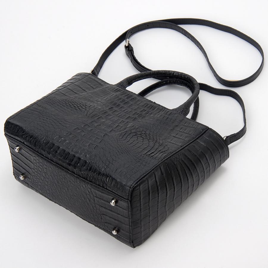 カイマン ワニ革 ハンドバッグ レディース RODANIA ロダニア CJN6126 RODANIA（ロダニア） カイマン ワニ革 ハンドバッグ レディース