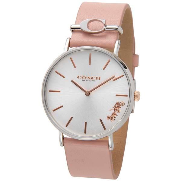 COACH 未使用 ペリー ピンクストラップ 時計 チャーム付
