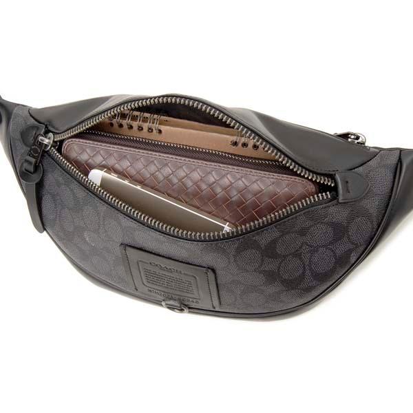 COACH（コーチ） ボディバッグ チャコール 40345 QBCHR シグネチャー
