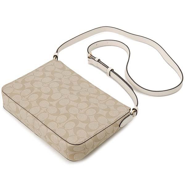 COACH コーチ ショルダーバッグ レディース ライトカーキ