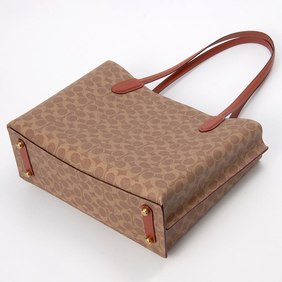 【袋付き】Coach トートバッグ ベージュ/ブラウン　袋付き　コーチ COACH（コーチ） タイムセール トートバッグ レディース C0693B4NQ4