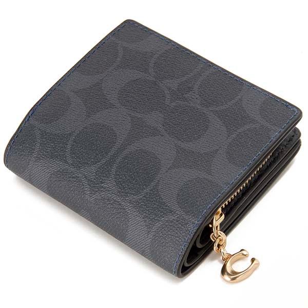 COACH（コーチ） 二つ折り財布 レディース デニム C3309 IMDEI