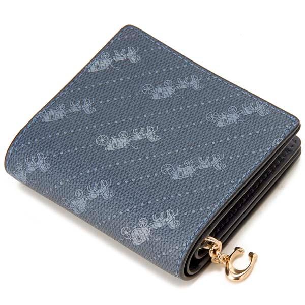 COACH コーチ 財布 二つ折り財布 レディース デニム C4104IMDEN