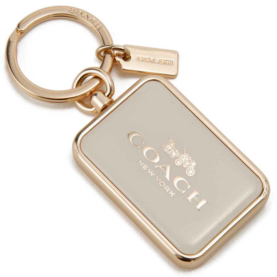 COACH コーチ キーホルダー レディース ホワイト C4317IMCHK HORSE&CARRIAGE ホース＆キャリッジ