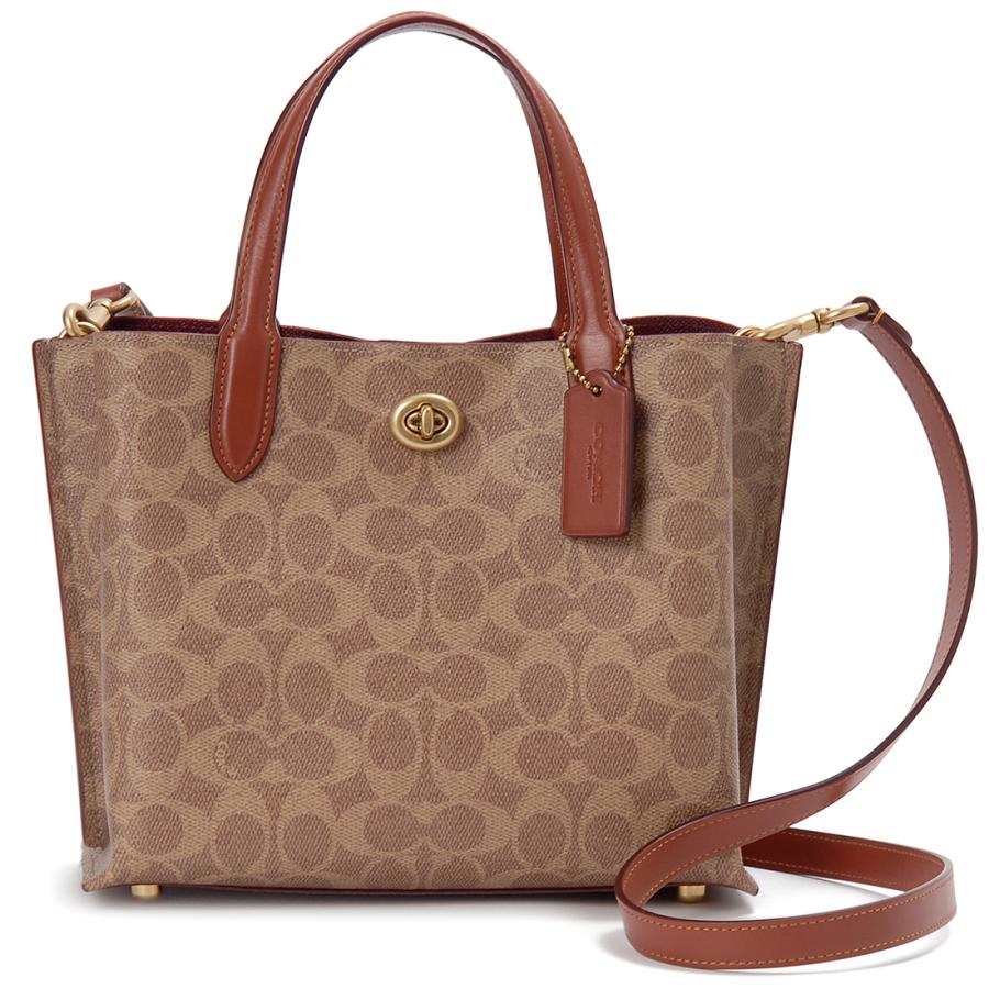 COACH（コーチ） トートバッグ レディース ブラウン C8562B4NQ4 WILLOW