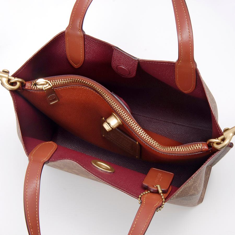 ■【美品】COACH コーチ　ハンドバッグ　トートバッグ　ブラウン コーチ COACH バッグ （ブラウン） -ファッション通販 FASHION